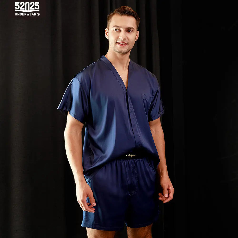 Men’s 100% Mulberry Silk Pajama Set