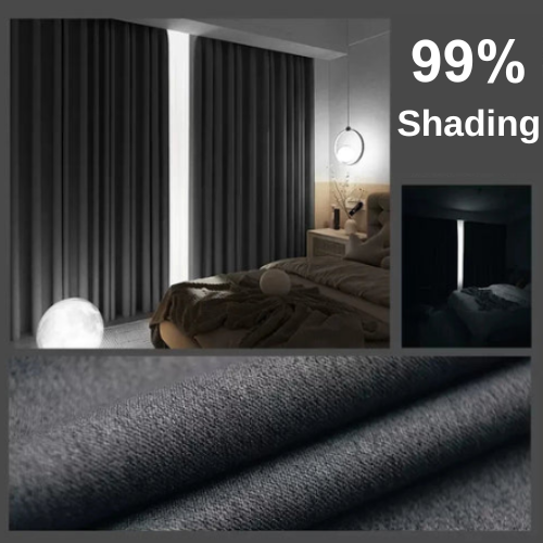 Noise Cancelling Fully Blackout Double Curtain