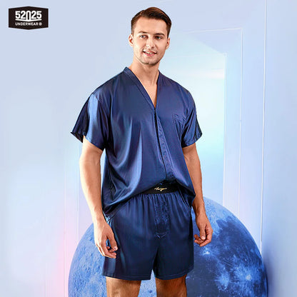 Men’s 100% Mulberry Silk Pajama Set