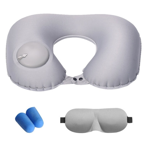 Inflatable Travel Folding Neck Pillow