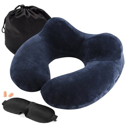 Inflatable Travel Folding Neck Pillow