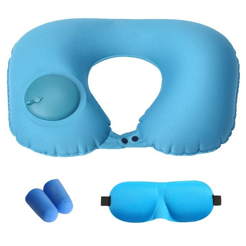 Inflatable Travel Folding Neck Pillow