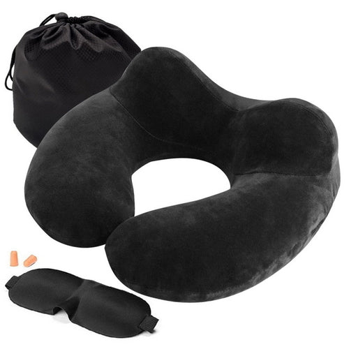 Inflatable Travel Folding Neck Pillow