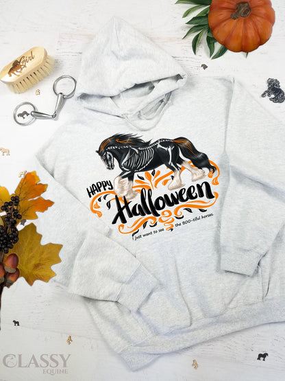 Happy Halloween BOO-tiful Gypsy Horse Hooded Sweatshirt