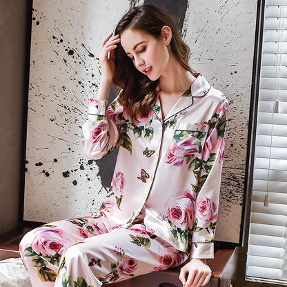 Mulberry Silk Pajamas Women Real Silk Pajama Sets