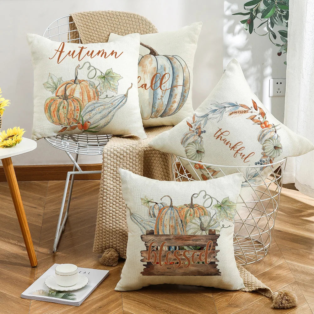 Thanksgiving Decorative Cushion Cover