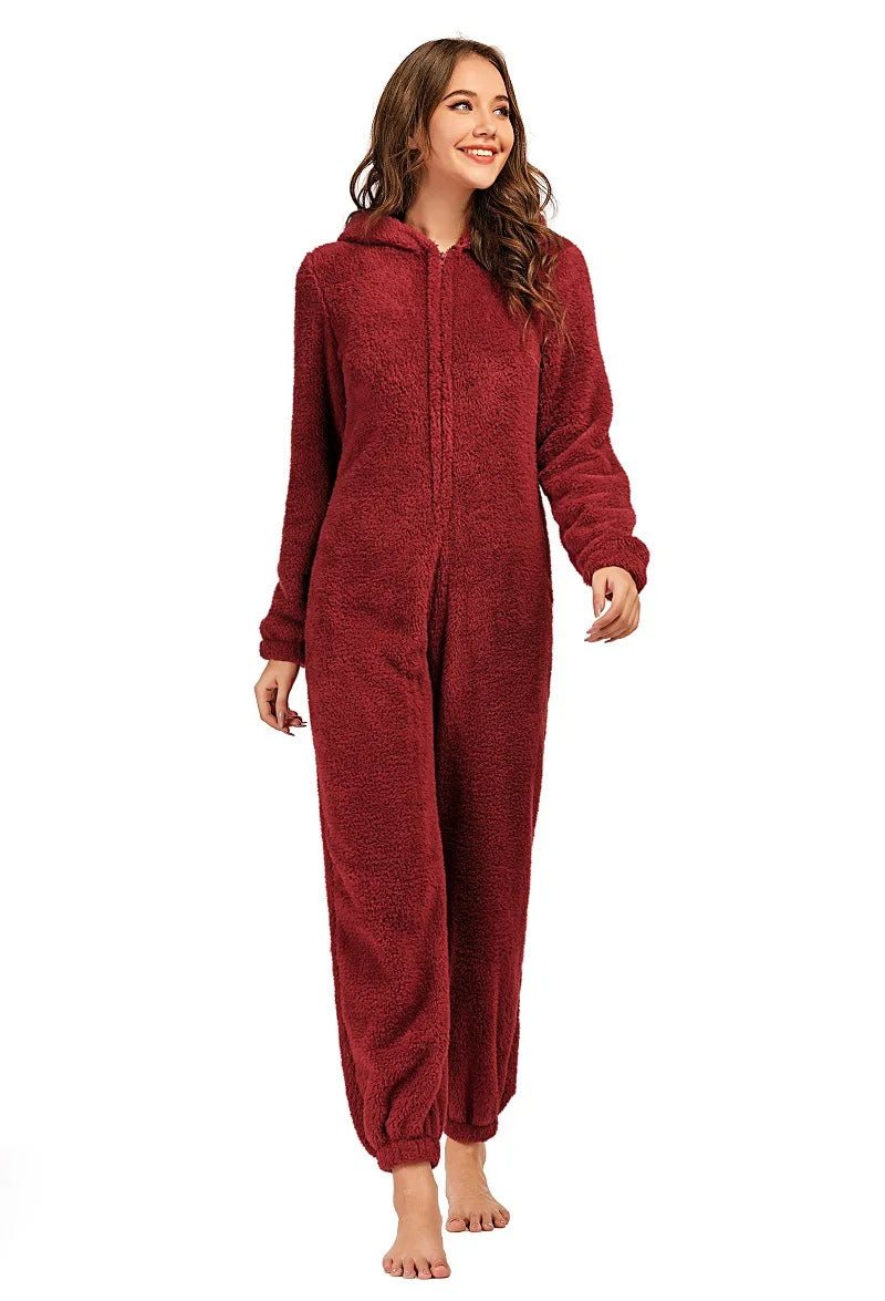 Warm Plush Winter Pajama Onesies