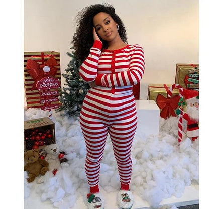 Christmas Pajama Jumpsuit for Women