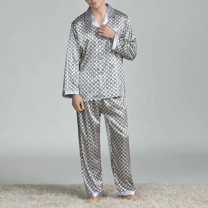 Mens Satin Silk Pajama Sets