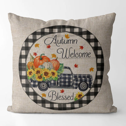 Pumpkin Fall Decor Cushion Cover