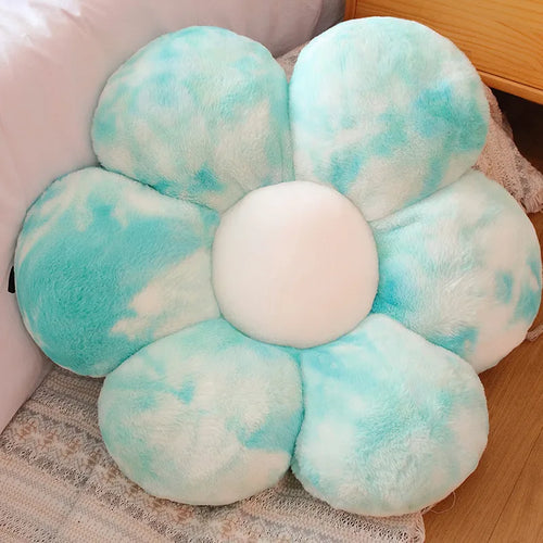 Furry Plush Flower Pillow