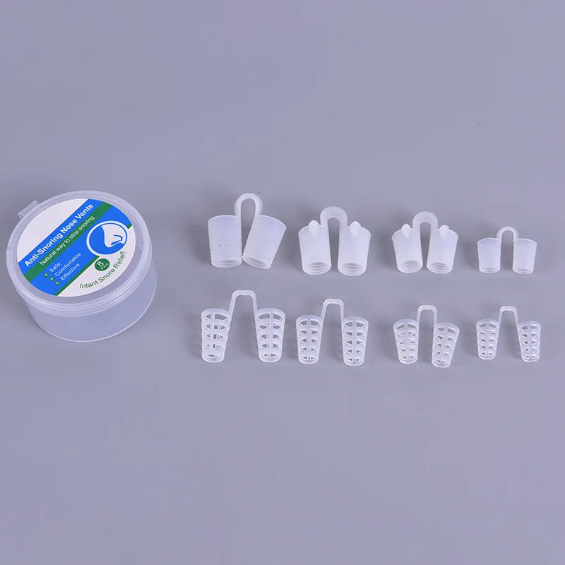 8Pcs Snoring Solution Set