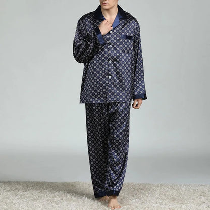 Mens Satin Silk Pajama Sets