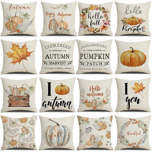 Thanksgiving Decorative Cushion Cover