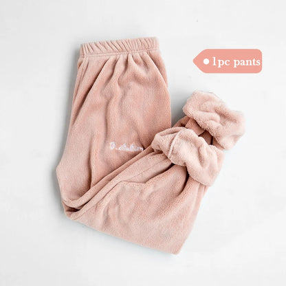 Women Winter Flannel Pajama Set