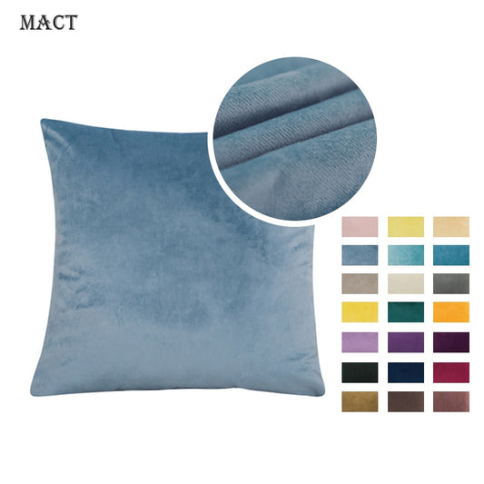 MACT Velvet Throw Pillow Cover
