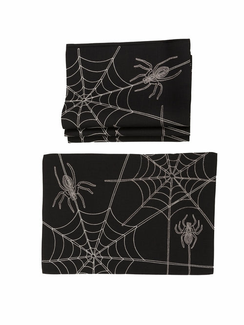 Halloween Spider Web Placemats