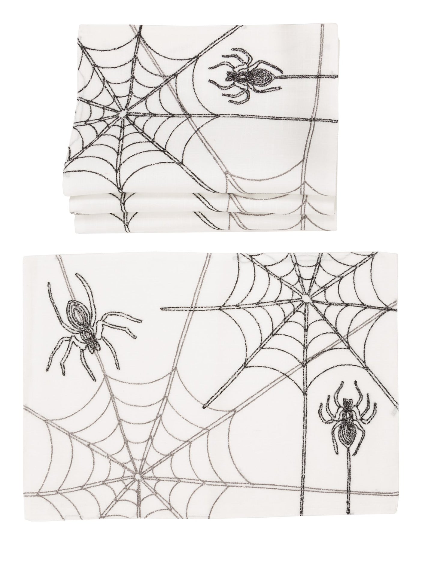 Halloween Spider Web Placemats