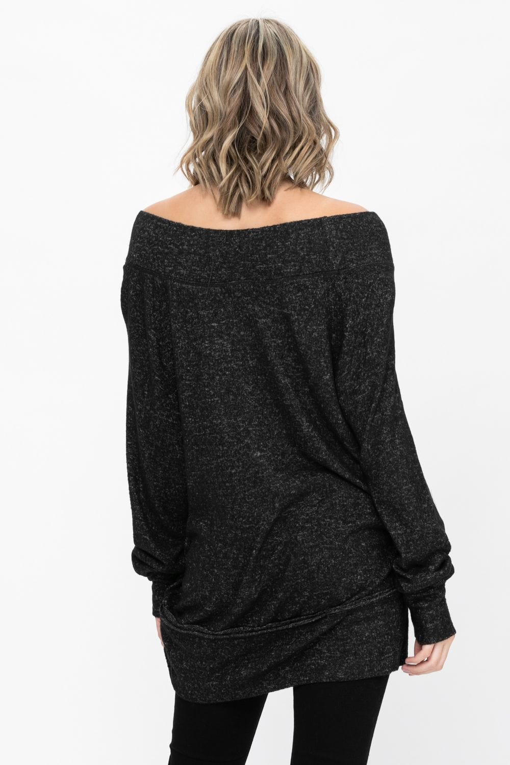 Dolman Sleeve Oversized Knitted Sweater