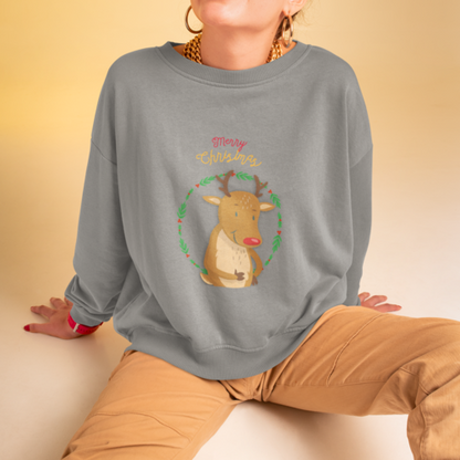 Women's Reindeer Crewneck Sweatshirt