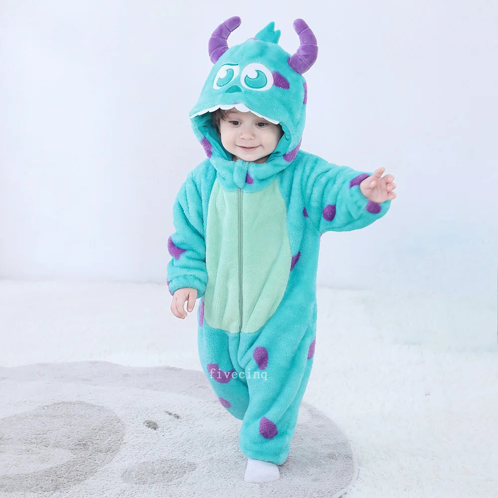 Blue Monster Halloween Onesie