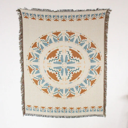 Boho Sofa Throw Blanket