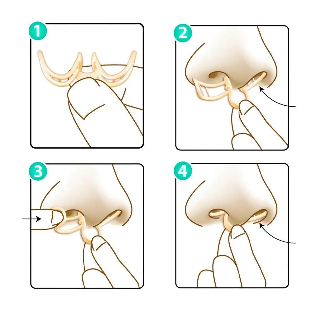 Nose Dilator Nasal Silicone Nose Clip
