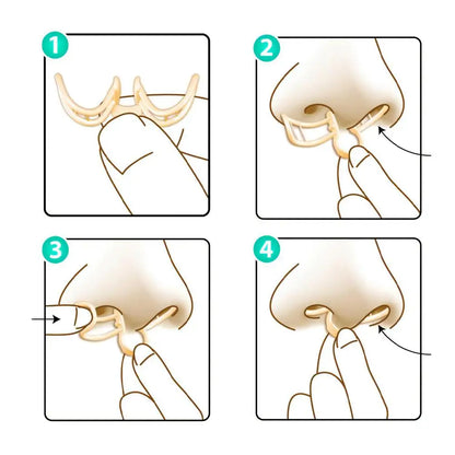 Nose Dilator Nasal Silicone Nose Clip