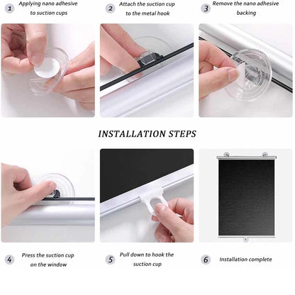 Cordless Retractable Roller Shades