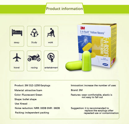 Noise Canceling Earplugs Sleep Noise Insulation