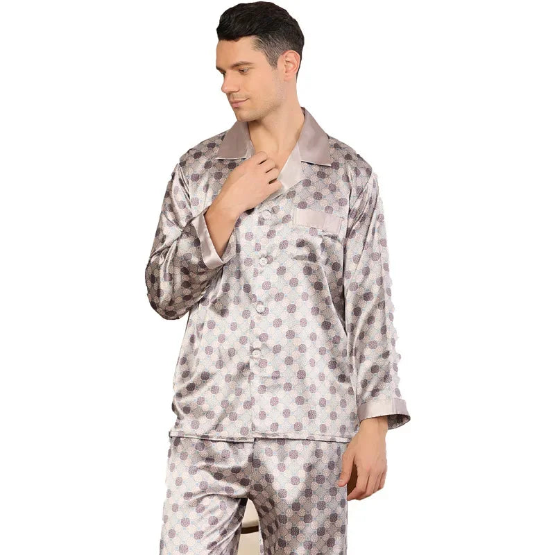 Silk Satin Pajamas for Men