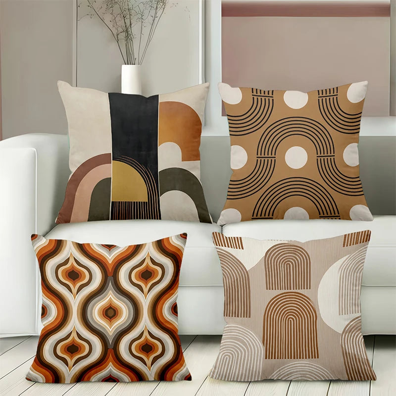 Modern Patterned Throw Pillows