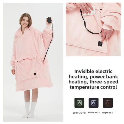 Winter Wearable Blanket Hoodie