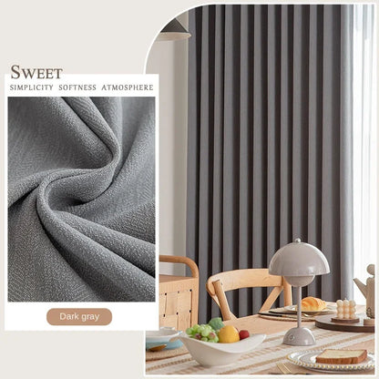 Modern Chenille Living Room Curtains