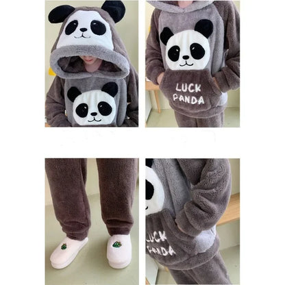 Plush Coral Fleece Pajamas