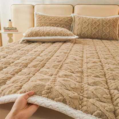 Thick Fleece Mattress Pad