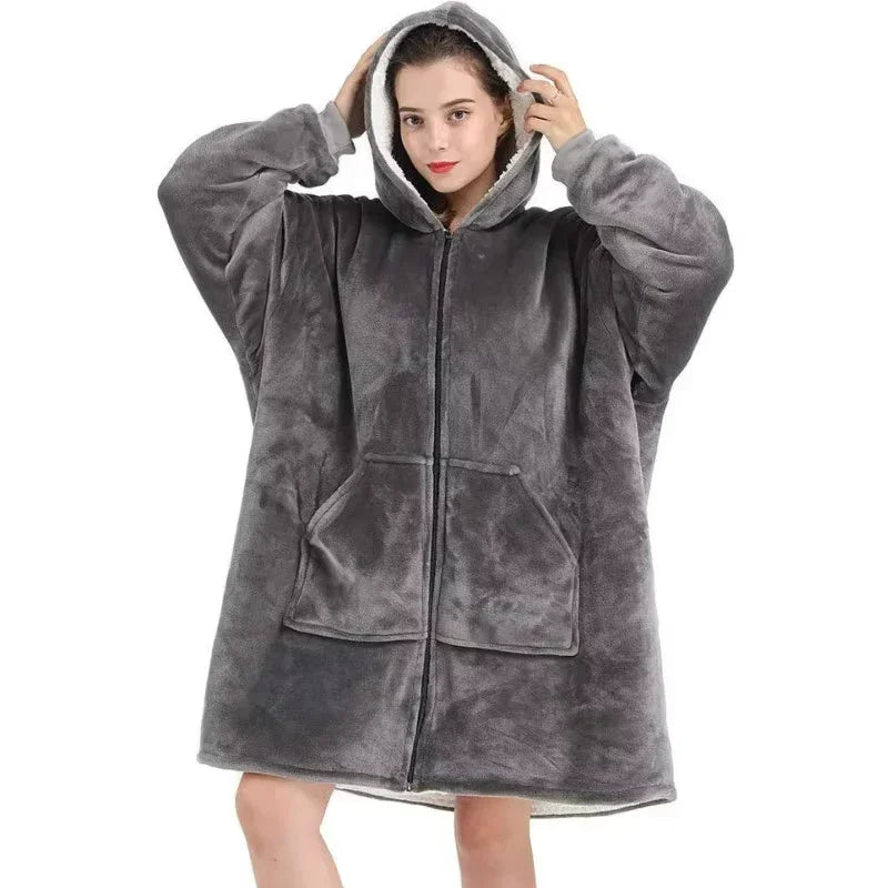 Hoodie Oversized Wearable Blanket