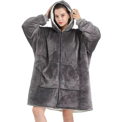 Hoodie Oversized Wearable Blanket