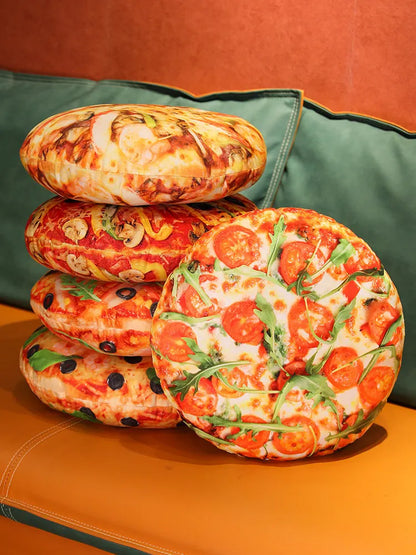 Pizza Shaped Pillow