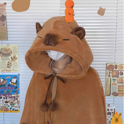 Cute Capybara, Shark, Fox and Bat Cosplay Cloak