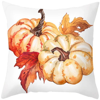 Autumn Fall Pumpkin Pillow Case