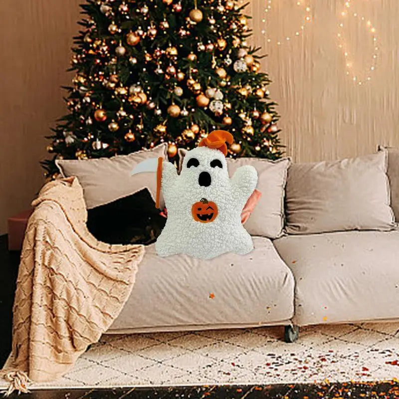 Soft Halloween Ghost Pillow