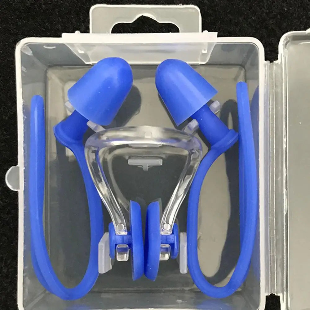 Waterproof Swimming Earplugs & Nose Clip