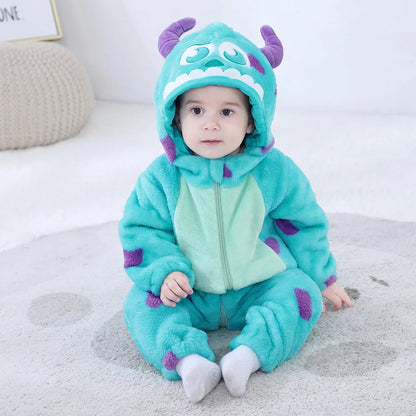 Blue Monster Halloween Onesie