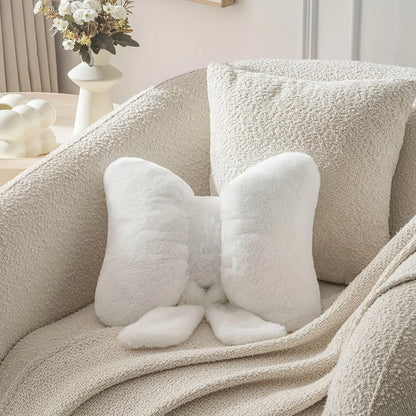 Simple Pink Bow Shaped Pillow