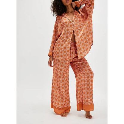 Silk Satin Pajamas Set for Women