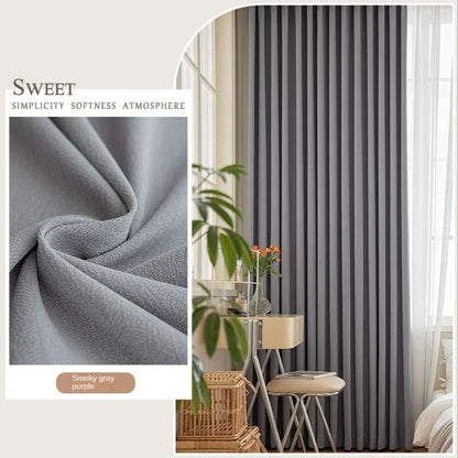 Modern Chenille Living Room Curtains