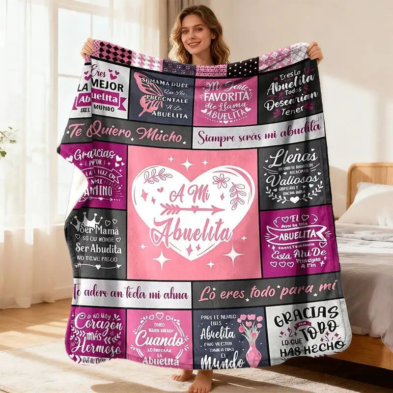 Geometric Pattern Throw Blanket