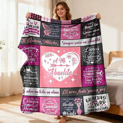 Geometric Pattern Throw Blanket