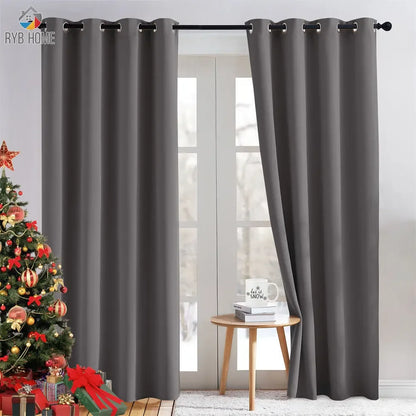 RYB HOME Modern Blackout Curtain